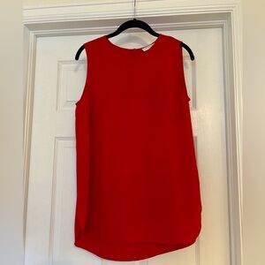 Aritzia Babylon Wieland Sleeveless Red Top